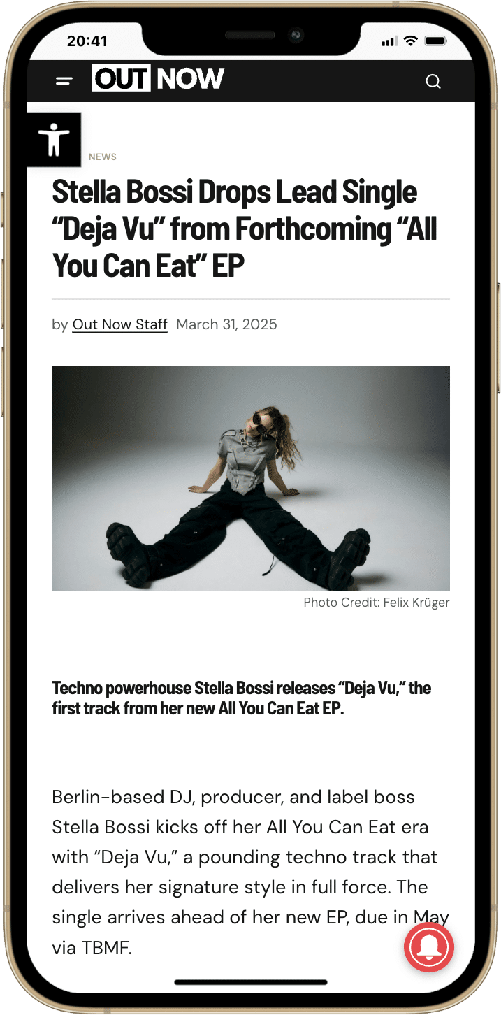 Stella Bossi Drops Lead Single “Deja Vu” from Forthcoming “All You Can Eat” EP