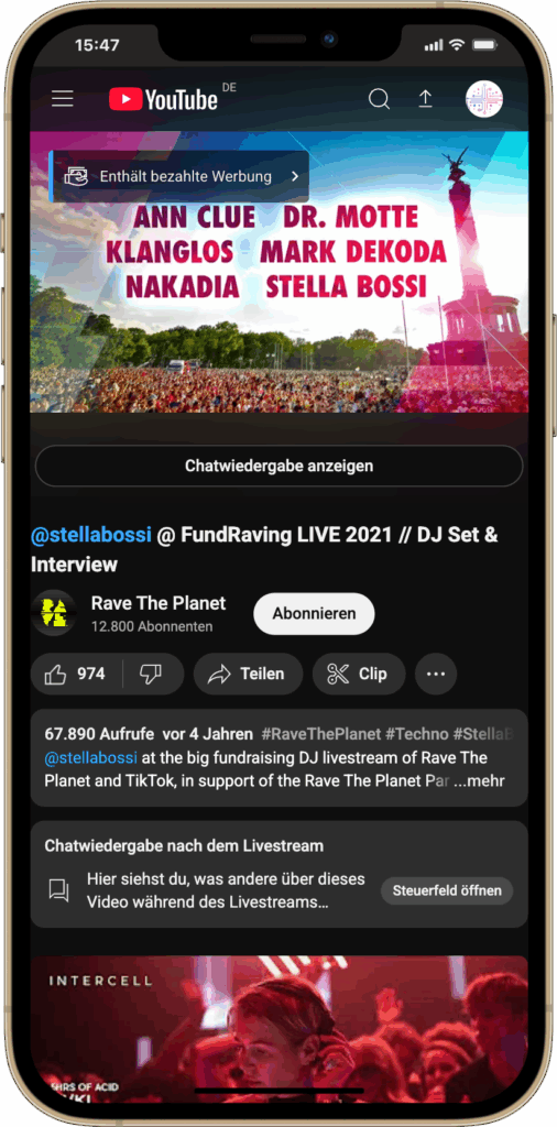 Charity Livestream: FundRaving LIVE 2021 — Stella Bossi DJ Set (Rave The Planet × TikTok)