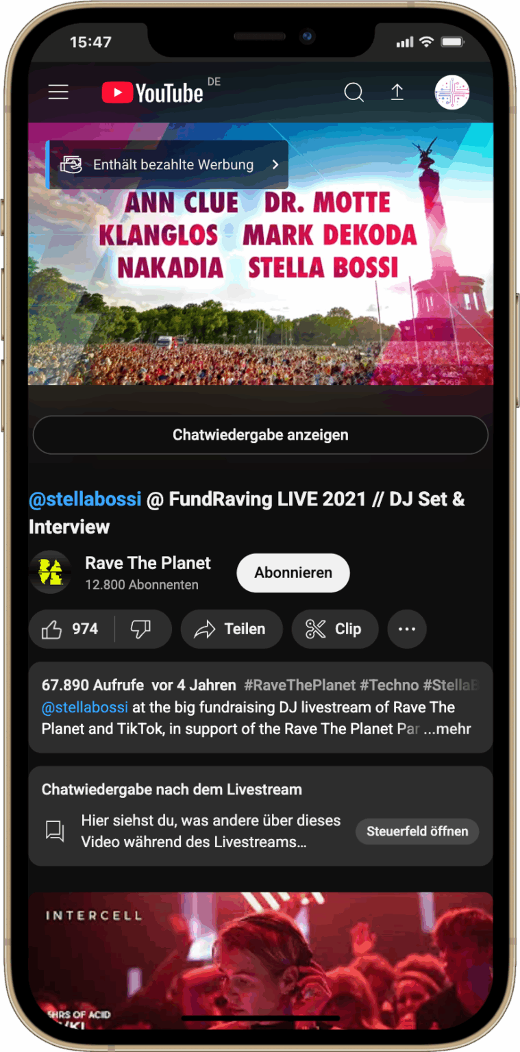 Charity Livestream: FundRaving LIVE 2021 — Stella Bossi DJ Set (Rave The Planet × TikTok)