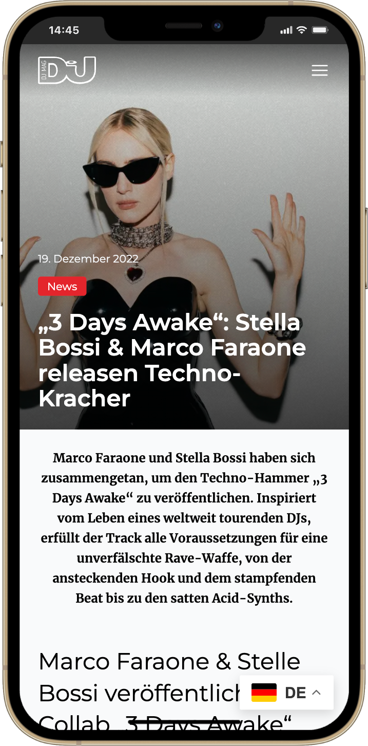 3 Days Awake’: Stella Bossi & Marco Faraone release techno banger — DJ Mag Germany