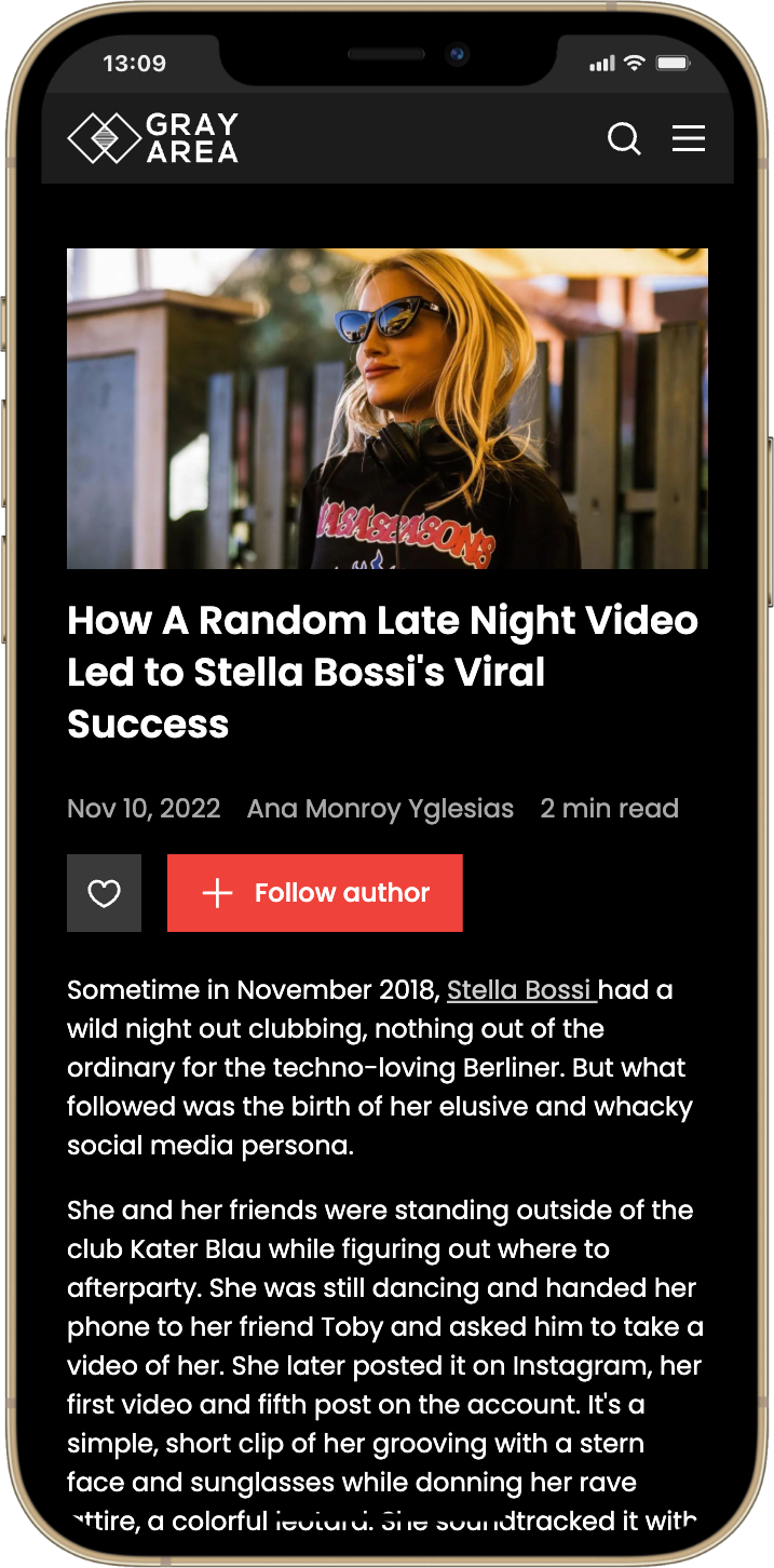 How A Random Late Night Video Led to Stella Bossi’s Viral Success — Gray Area